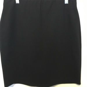 LOFT Black Knit Skirt